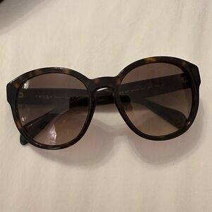 Prada Oversized Brown Sunglasses